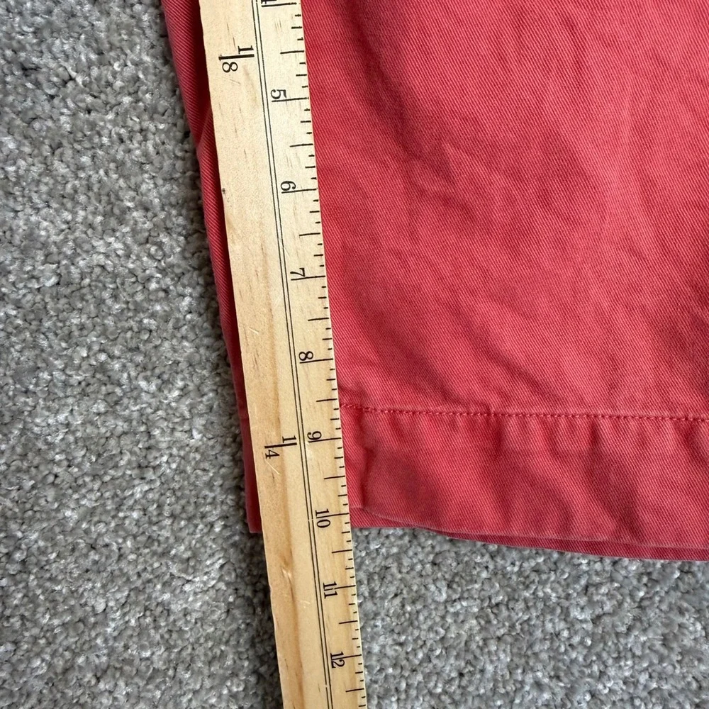 Polo Ralph Lauren Mens 36 Tall Salmon Pink Coral Cotton Chino Shorts Classic Fit